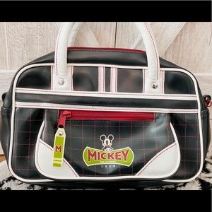 Vintage Mickey Mouse pleather travel handbag